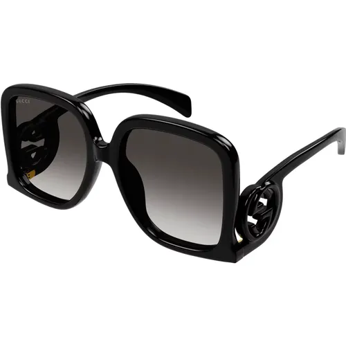 Grey Shaded Sunglasses,Fuchsia/Violet Shaded Sunglasses,Sunglasses GG1326S,Violet/Grey Shaded Sunglasses - Gucci - Modalova