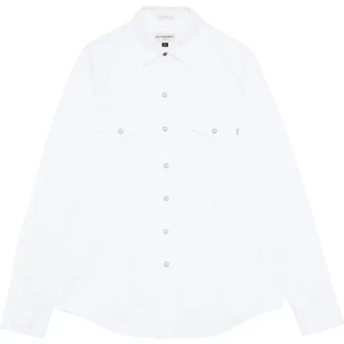 Weiße Hemden , Herren, Größe: XL - Roy Roger's - Modalova