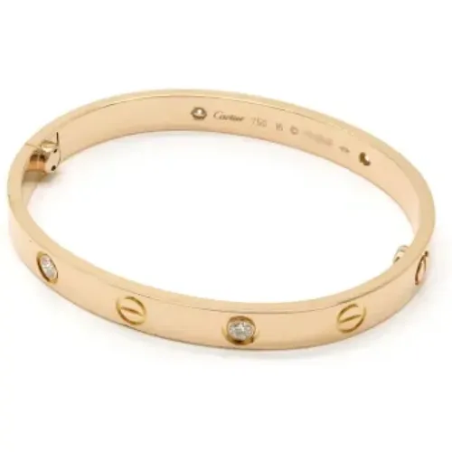 Pre-owned Rose Gold bracelets , female, Sizes: ONE SIZE - Cartier Vintage - Modalova