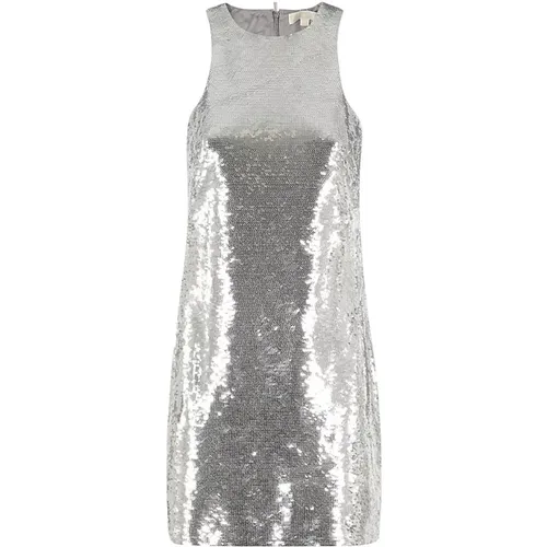 Womens Clothing Dress Silver Ss24 , female, Sizes: M - Michael Kors - Modalova