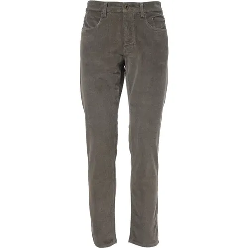 Slim Fit Corduroy Pants , male, Sizes: W38, W36 - Siviglia - Modalova