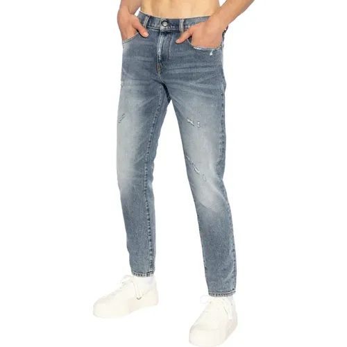 Slim D-Strukt Denim Jeans , Herren, Größe: W28 - Diesel - Modalova