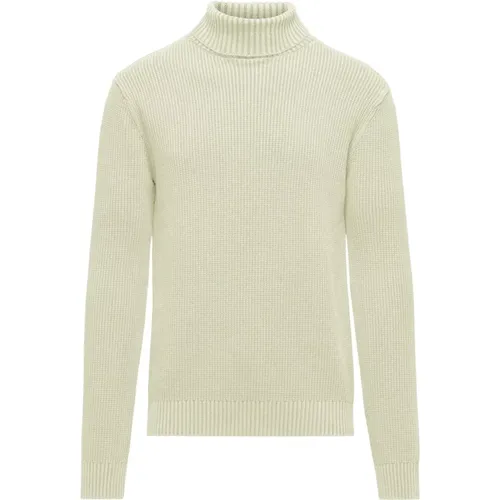 Warm Ribbed Cotton Turtleneck , male, Sizes: 2XL, L, XL, S, M - BomBoogie - Modalova