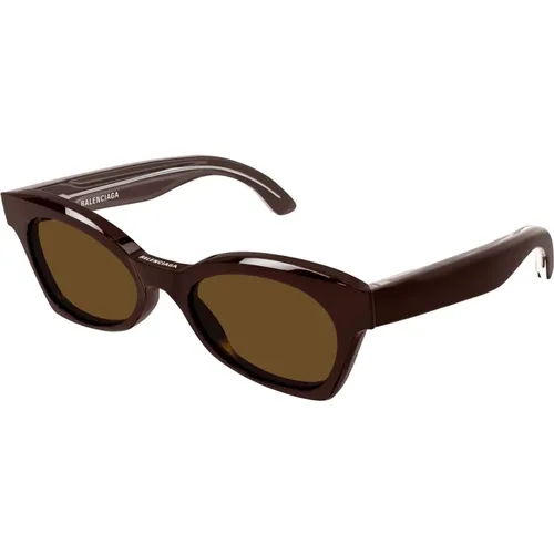 Sonnenbrille,Schwarze/Graue Sonnenbrille - Balenciaga - Modalova