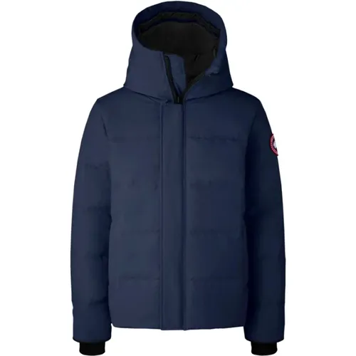 Short MacMillan Parka in Atlantic Navy , male, Sizes: 2XL, S - Canada Goose - Modalova