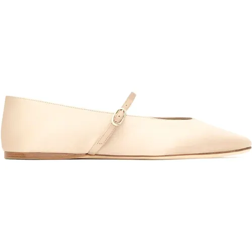 Elegant Ballet Flats for Women , female, Sizes: 3 1/2 UK, 3 UK, 4 UK - Saint Laurent - Modalova