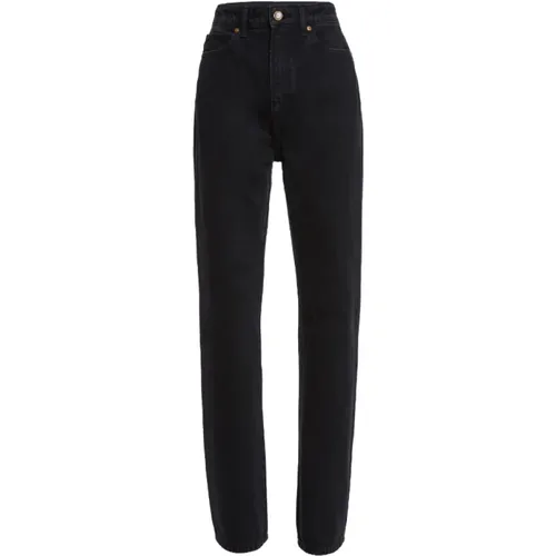 High-Waisted Straight-Leg Jeans , female, Sizes: S, M - Khaite - Modalova