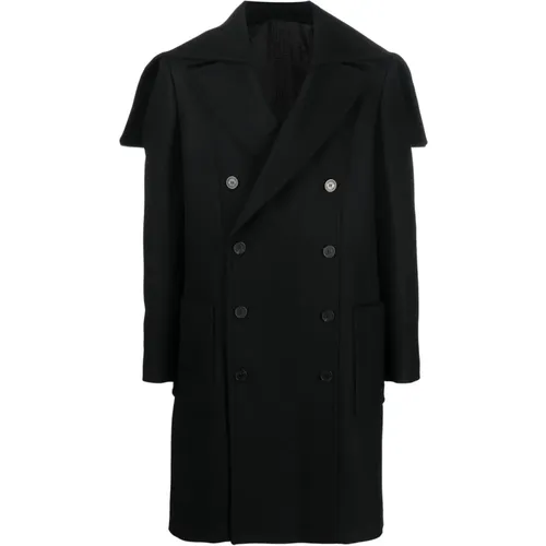 Double Breasted Wool Coat , male, Sizes: L, M - Balmain - Modalova