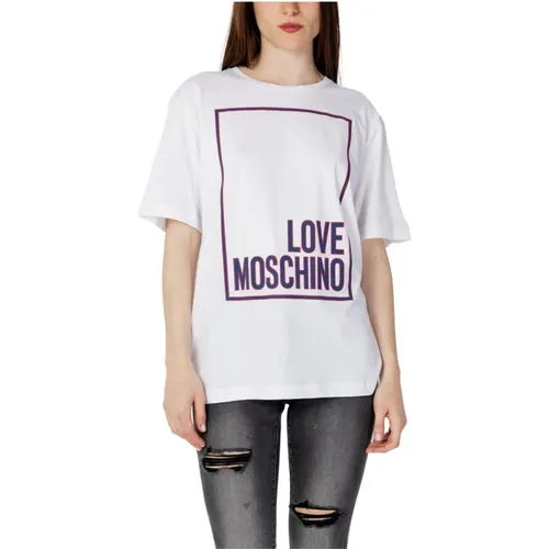 T-Shirts , Damen, Größe: 2XL - Moschino - Modalova