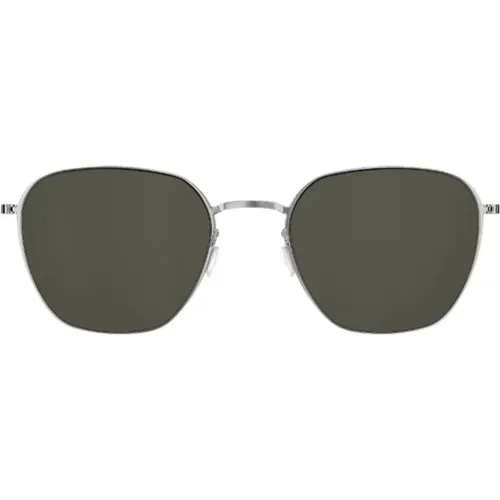 Titanium Sun 8810 Polarized Sunglasses , unisex, Sizes: ONE SIZE - Lindberg - Modalova