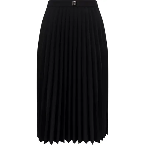 High Waist Skirt with Zipper , female, Sizes: S - Givenchy - Modalova