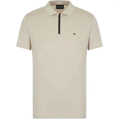 Slim Fit Reise Essential Polo , Herren, Größe: M - Emporio Armani - Modalova