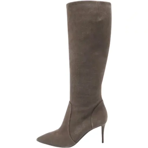 Pre-owned Suede boots , female, Sizes: 4 UK - Giuseppe Zanotti Pre-owned - Modalova