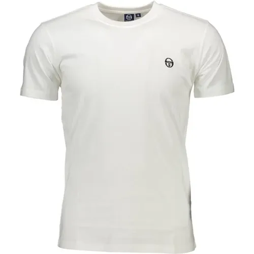 Besticktes Logo Crewneck T-Shirt , Herren, Größe: XL - Sergio Tacchini - Modalova