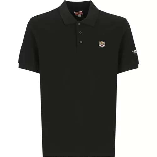 Polo Shirt Lucky Tiger Patch , male, Sizes: M, L - Kenzo - Modalova