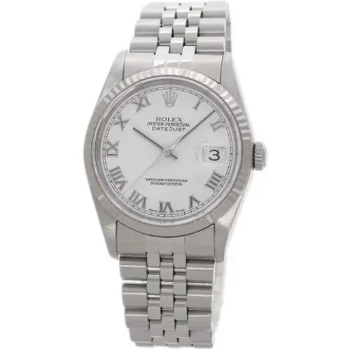 Pre-owned Stainless Steel watches , male, Sizes: ONE SIZE - Rolex Vintage - Modalova