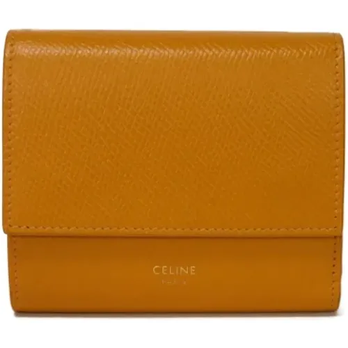 Pre-owned Leather wallets , female, Sizes: ONE SIZE - Celine Vintage - Modalova