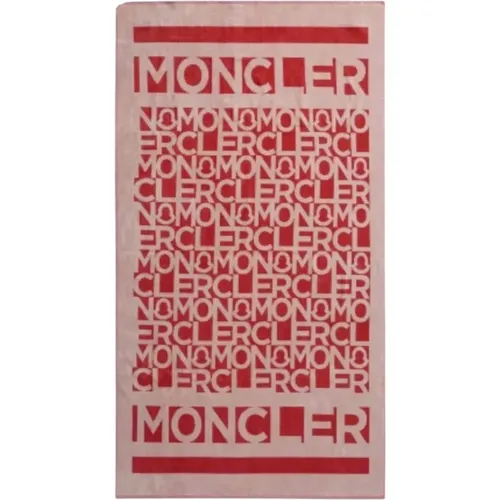 Sunny Logo Print Beach Towel , female, Sizes: ONE SIZE - Moncler - Modalova