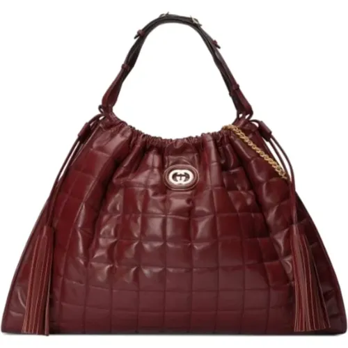 Stylish Leather Bag , female, Sizes: ONE SIZE - Gucci - Modalova