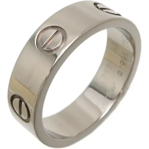 Pre-owned White Gold rings , female, Sizes: ONE SIZE - Cartier Vintage - Modalova