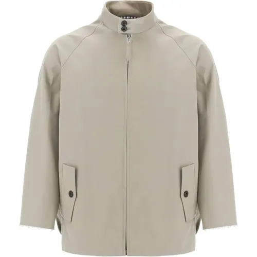 Jacket With Curved Back , male, Sizes: M, L - Maison Margiela - Modalova
