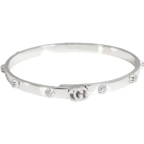 Pre-owned White Gold bracelets , female, Sizes: ONE SIZE - Gucci Vintage - Modalova