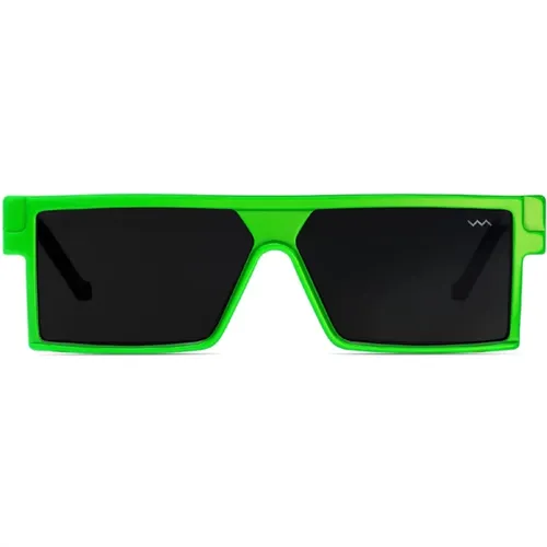 Handmade Rectangular Sunglasses Bl0004 , male, Sizes: 59 MM - Vava Eyewear - Modalova