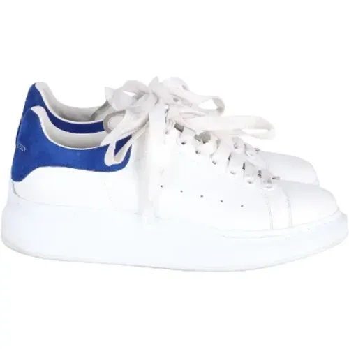 Pre-owned Leather sneakers , female, Sizes: 7 1/2 UK - Alexander McQueen Pre-owned - Modalova