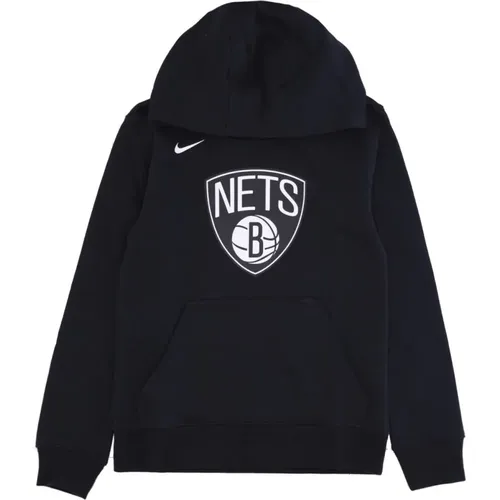 Brooklyn Nets NBA Fleece Hoodie , Herren, Größe: XL - Nike - Modalova