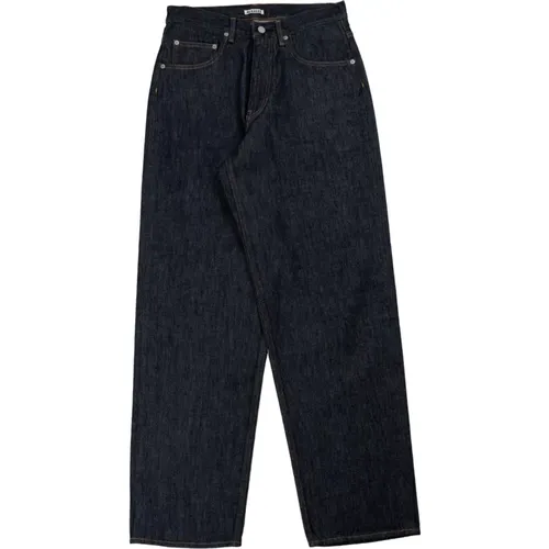 Indigo Weite Denim Hose Auralee - Auralee - Modalova