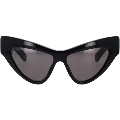 Modische Cat-Eye Sonnenbrille Gg1294S 001 , Damen, Größe: 57 MM - Gucci - Modalova