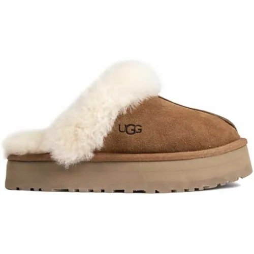 Retro-style Slippers , female, Sizes: 5 UK, 7 UK, 4 UK, 8 UK, 6 UK, 3 UK - Ugg - Modalova