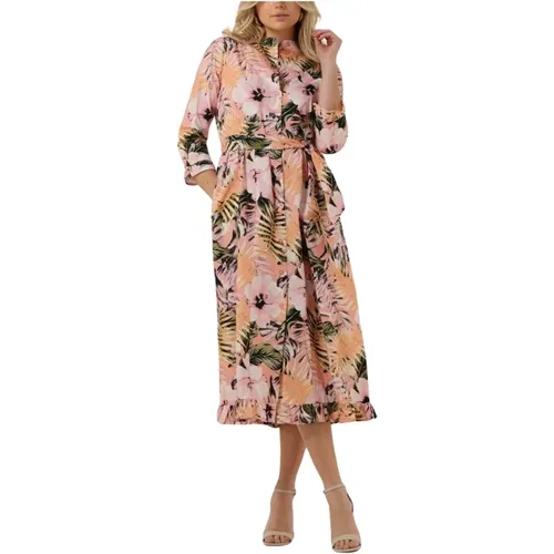 Harper Dress Midi Kleid Multi Farbe , Damen, Größe: XL - Lollys Laundry - Modalova