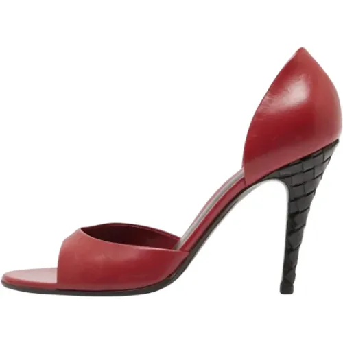Pre-owned Leather sandals , female, Sizes: 7 1/2 UK - Bottega Veneta Vintage - Modalova