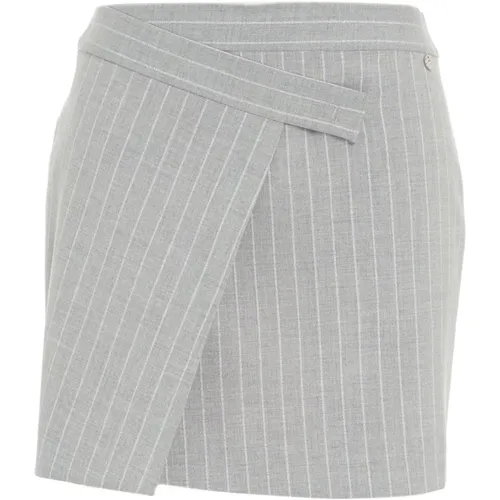 Grey Skirt for Women , female, Sizes: M, S - Liu Jo - Modalova
