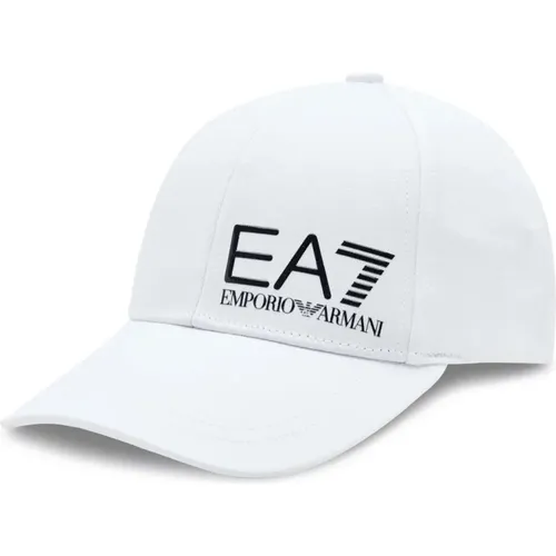 Casual Baseball Hat in /Black , unisex, Sizes: S - Emporio Armani EA7 - Modalova