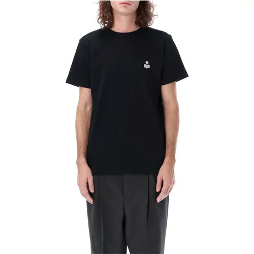 Zafferh Cotton T-Shirt with Logo Print , male, Sizes: M, 2XL, XL - Isabel marant - Modalova