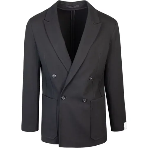 Regular Fit Double-Breasted Jacket , male, Sizes: L, S, M - Paolo Pecora - Modalova