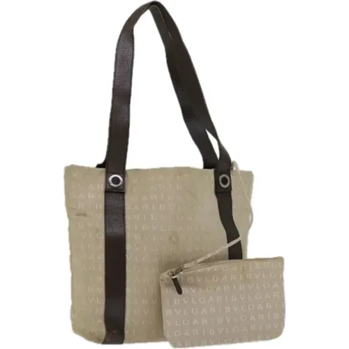 Pre-owned Canvas totes , female, Sizes: ONE SIZE - Bvlgari Vintage - Modalova