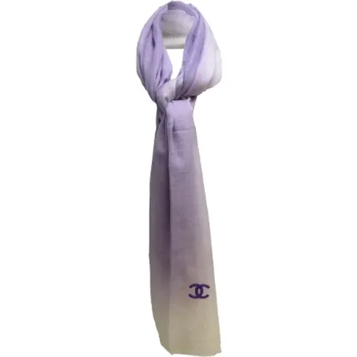 Pre-owned Cashmere scarves , female, Sizes: ONE SIZE - Chanel Vintage - Modalova