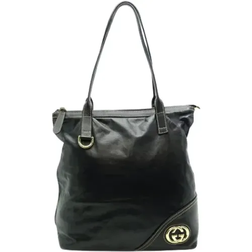 Pre-owned Leder schultertasche - Gucci Vintage - Modalova