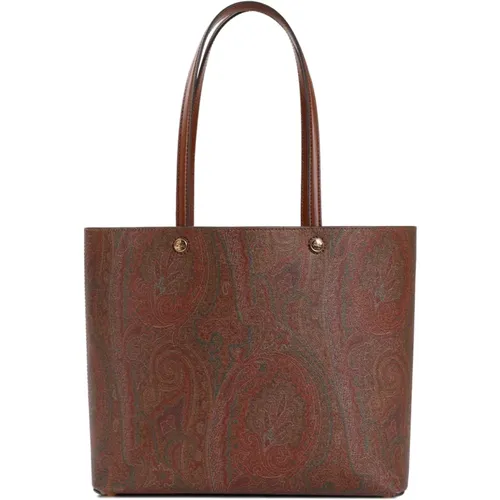 Paisley Fabric Shopper Bag , female, Sizes: ONE SIZE - ETRO - Modalova