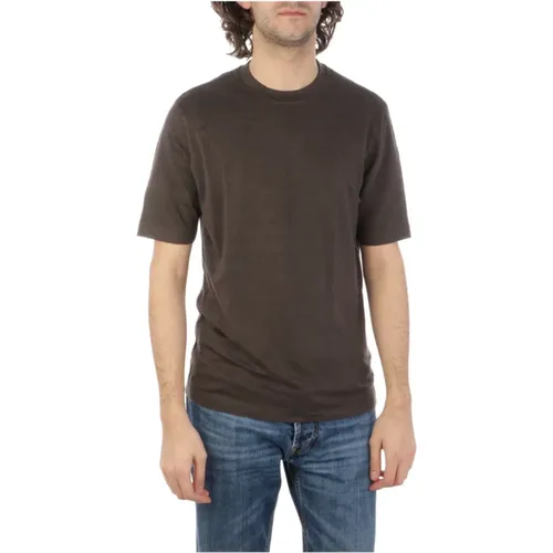 T-Shirt , male, Sizes: 2XL, XL, M, L, 3XL - Filippo De Laurentiis - Modalova