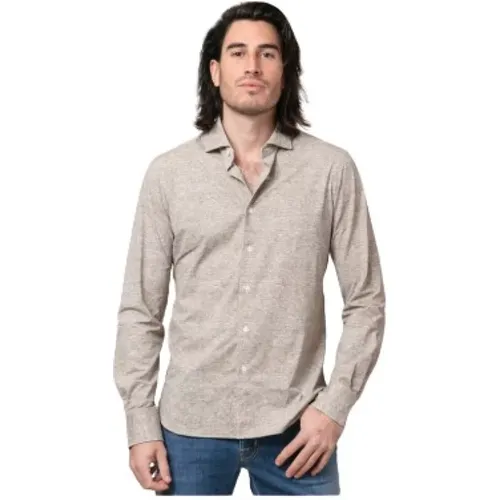 Stretch-Shirt , Herren, Größe: M - ORIAN - Modalova