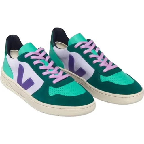 Klassischer Sneaker mit Logo-Patch , Damen, Größe: 37 EU - Veja - Modalova