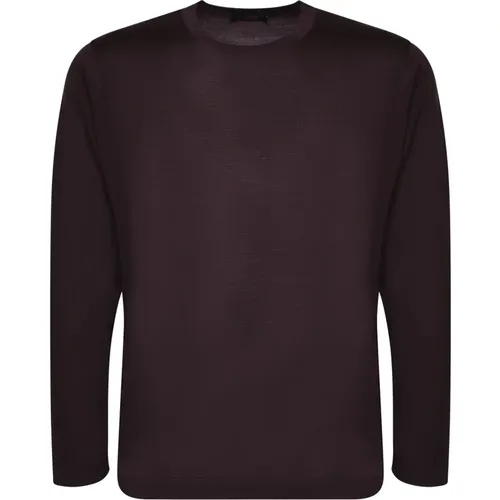 Men's Clothing T-Shirts & Polos Bordeaux Aw23 , male, Sizes: XL, L - Dell'oglio - Modalova