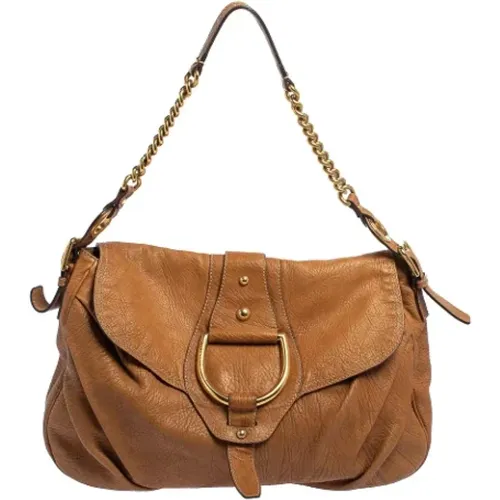 Pre-owned Leather shoulder-bags , female, Sizes: ONE SIZE - Dolce & Gabbana Pre-owned - Modalova