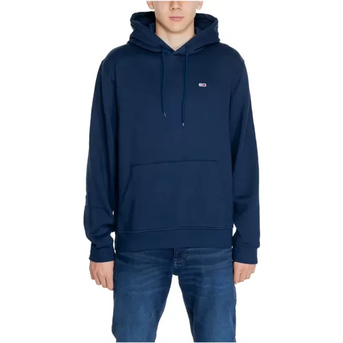 Blaue Kapuzenpullover Herren Herbst/Winter , Herren, Größe: 2XL - Tommy Hilfiger - Modalova