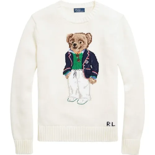 Sweater with Crew Neck , female, Sizes: S - Polo Ralph Lauren - Modalova