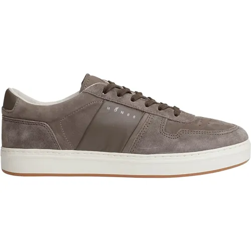 Sneakers Aw24 Leder Details , Herren, Größe: 39 1/2 EU - Hogan - Modalova